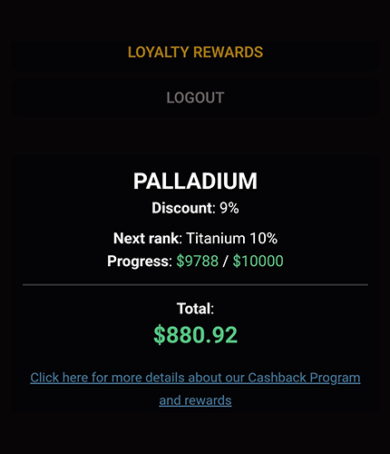 cashback screenshot 1