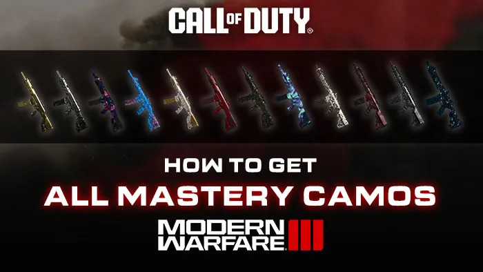 CoD MW3 Camos – How To Unlock All Mastery Camos