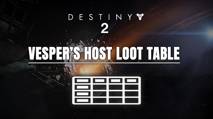 Vesper's Host Loot Table