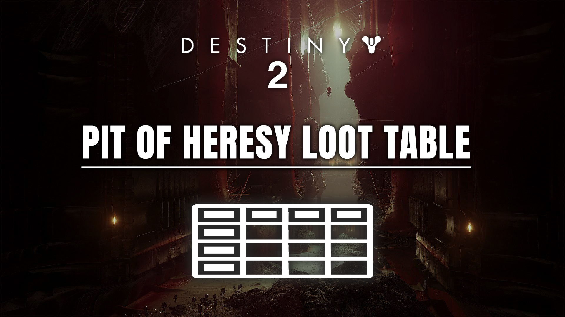 Pit of Heresy Loot Table