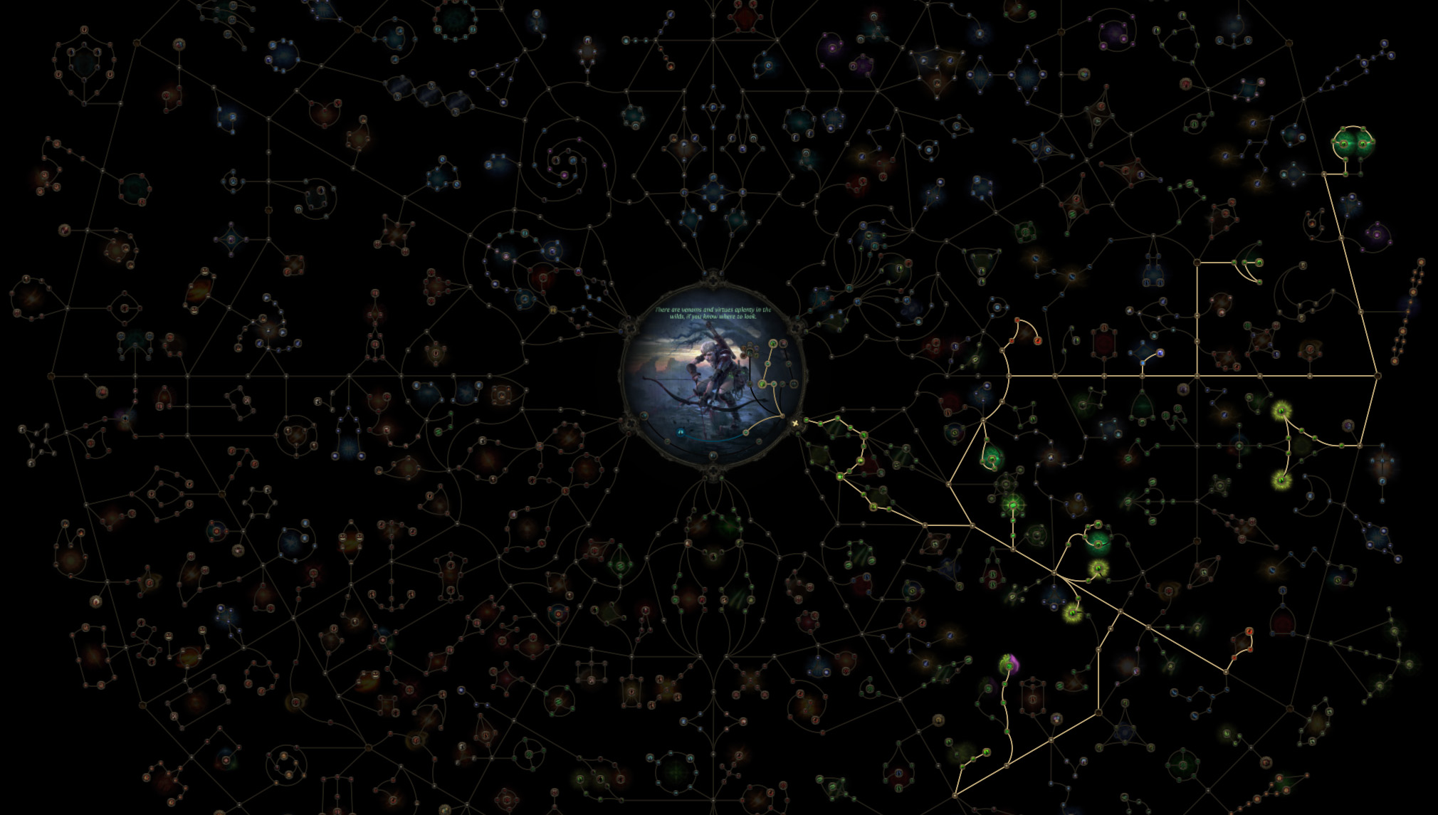 pathfinder posion gas leveling build