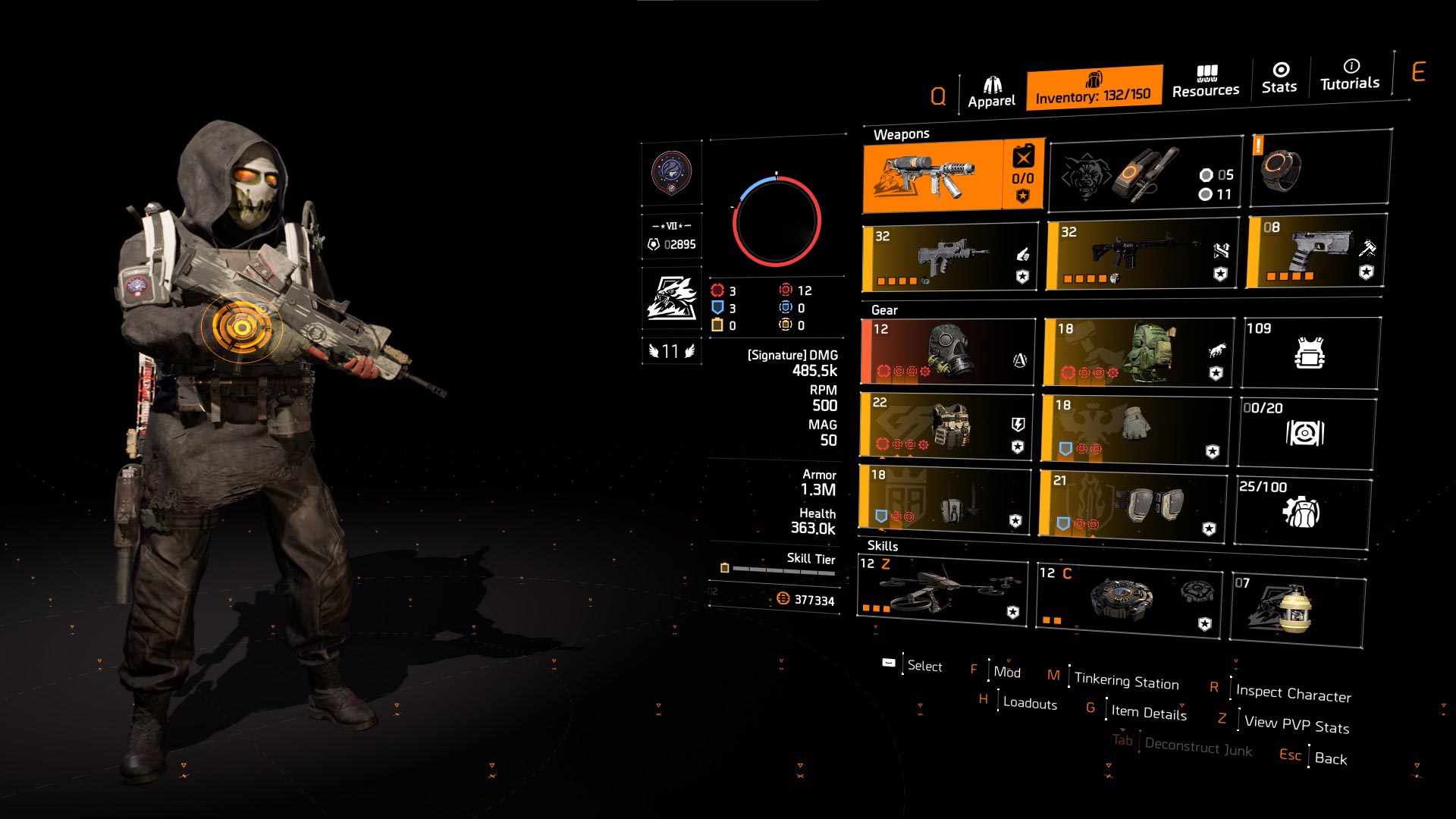 ar classic pvp build with optimist and streamline