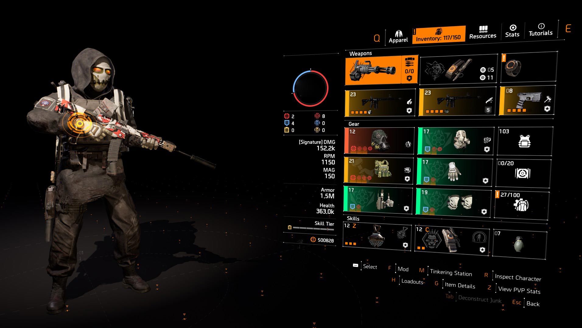 ar hybrid striker build with optimist and killer