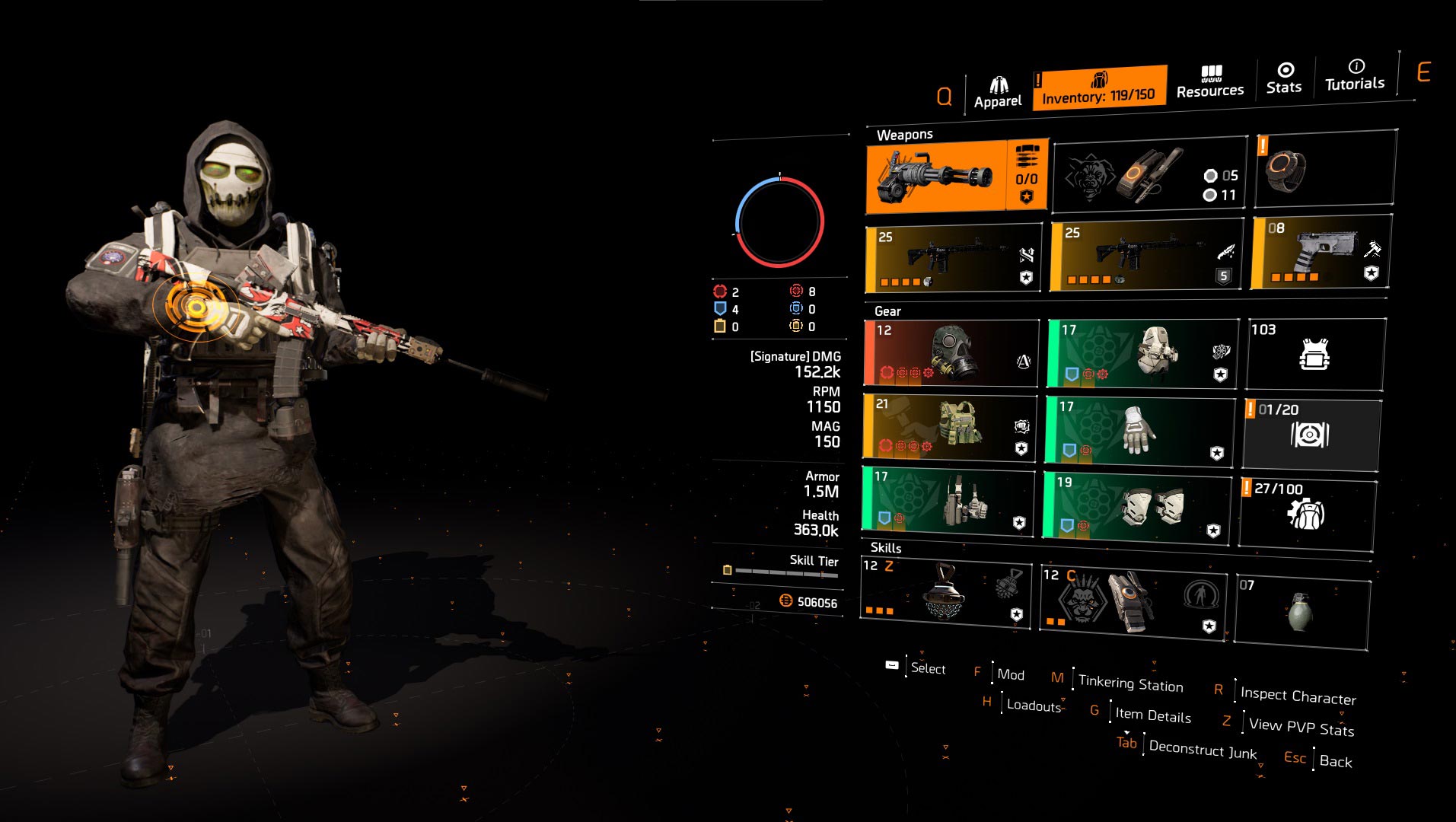 ar hybrid striker build with streamline and killer