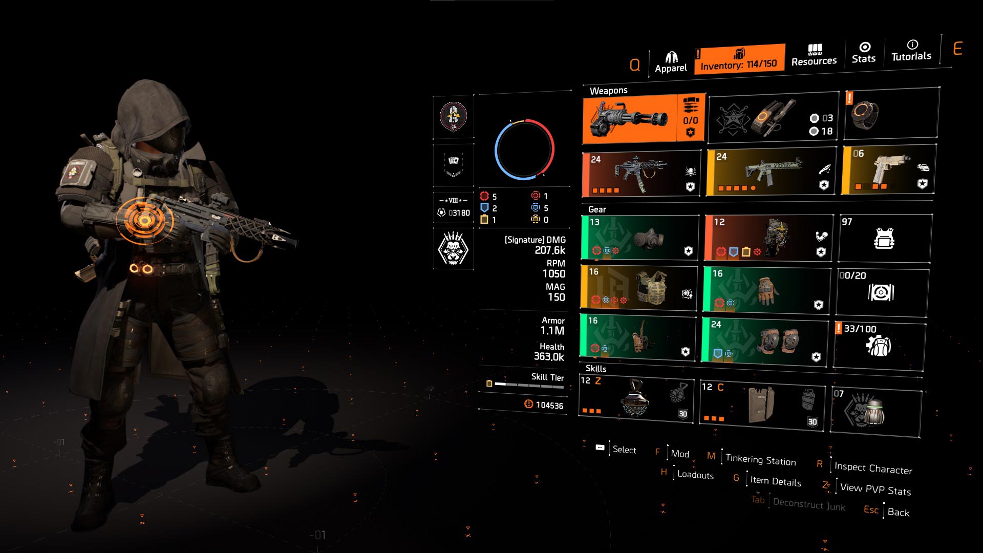 backfire hunter's fury hazard protection build