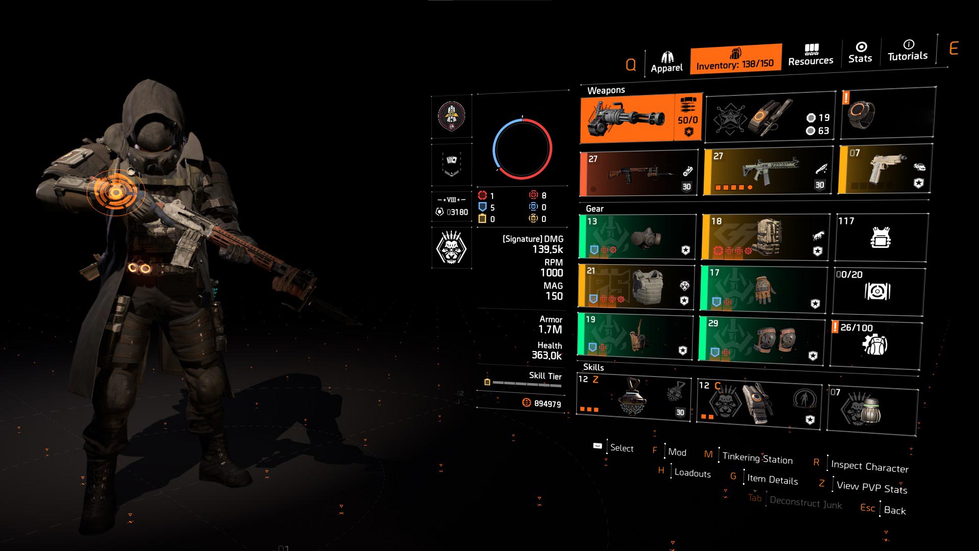 intimidating rush sheriff build