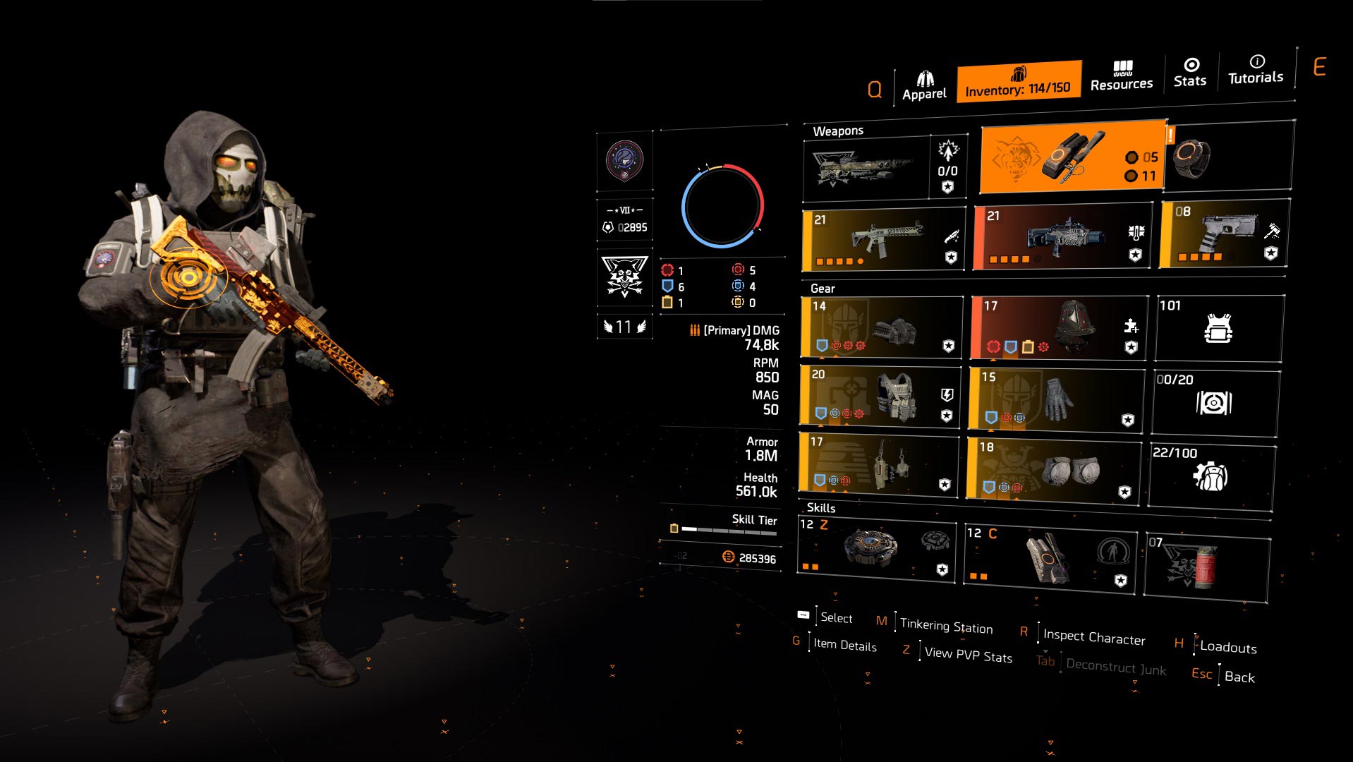 lexington armor regen build