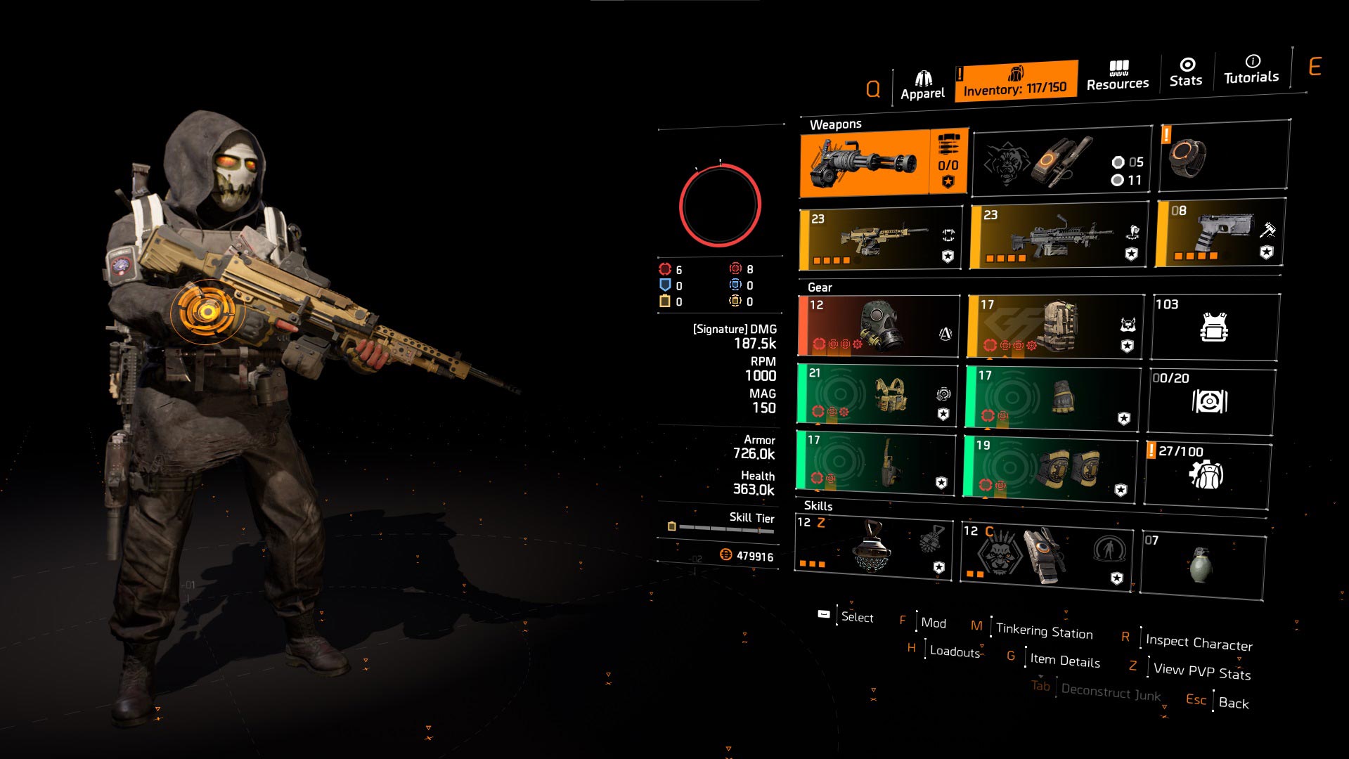 lmg ongoing directive build with sadist and pressure point