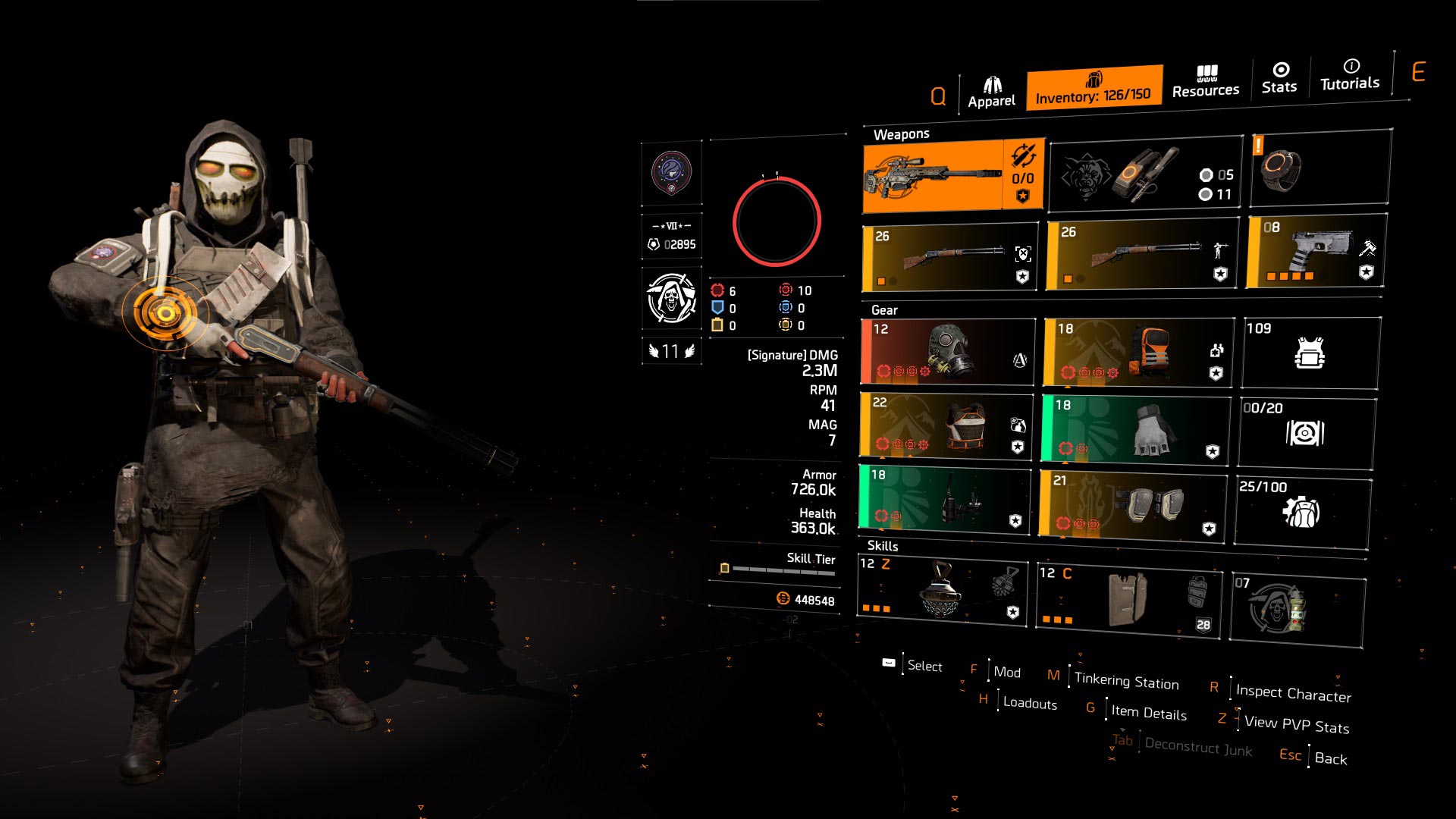 rifle build with determined and rifleman