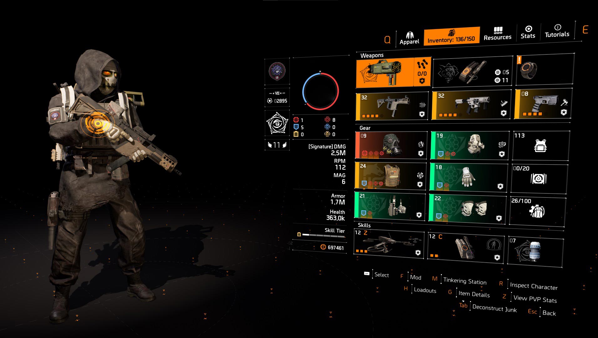 smg striker build with flatline and measured