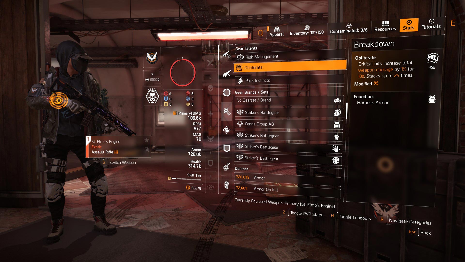 st elmos red striker build 3