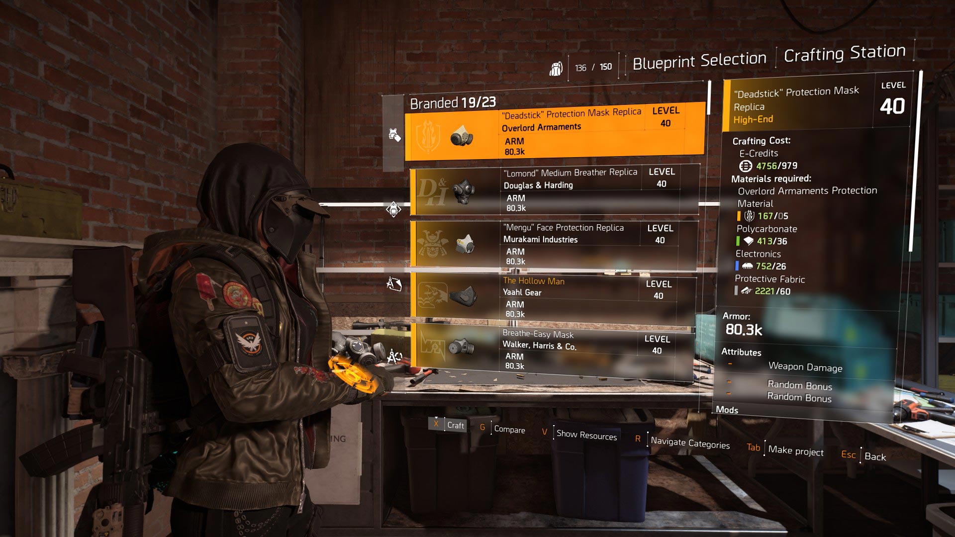 crafting brand set mask