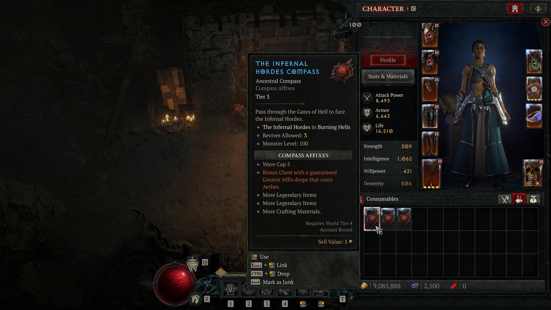 infernal hordes compass tier 3
